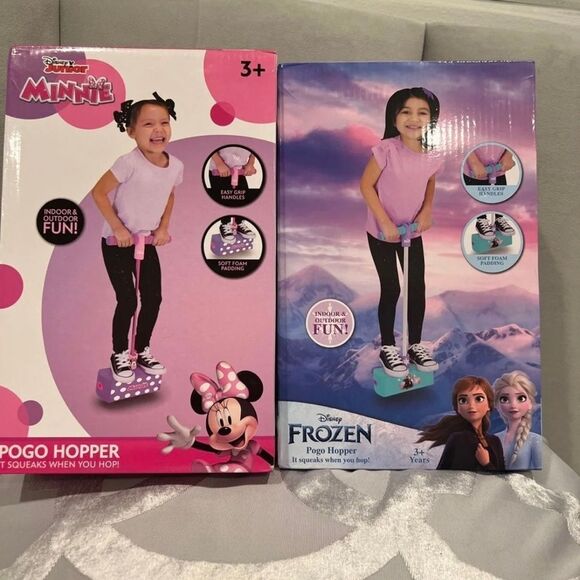 NEW Disney Junior Minnie Mouse & Frozen Pogo Hopper Indoor And Outdoor. $25 each - Picture 2 of 6